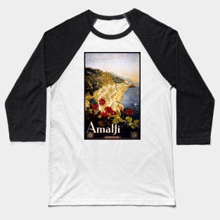 Amalfi Italy Baseball T-Shirt